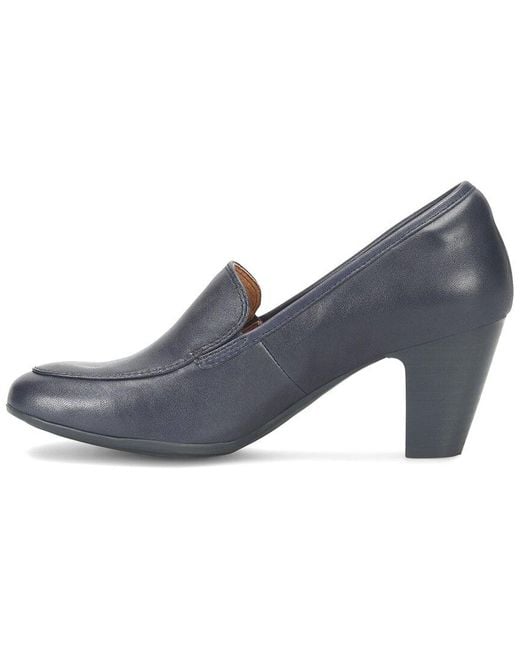 Söfft Blue Lucinda Leather Pump
