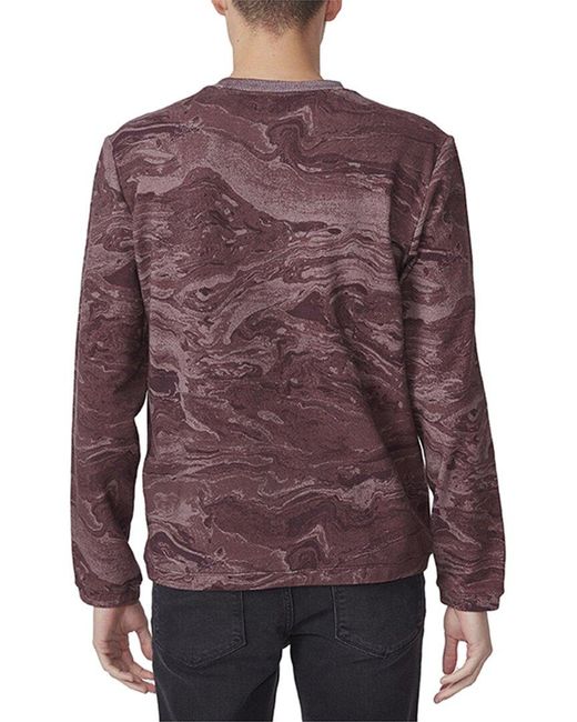 PAIGE Red Jaxton Pullover for men