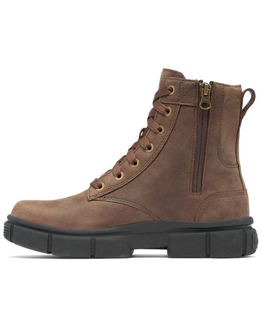 Sorel Brown Explorer Straight Lace Leather Boot