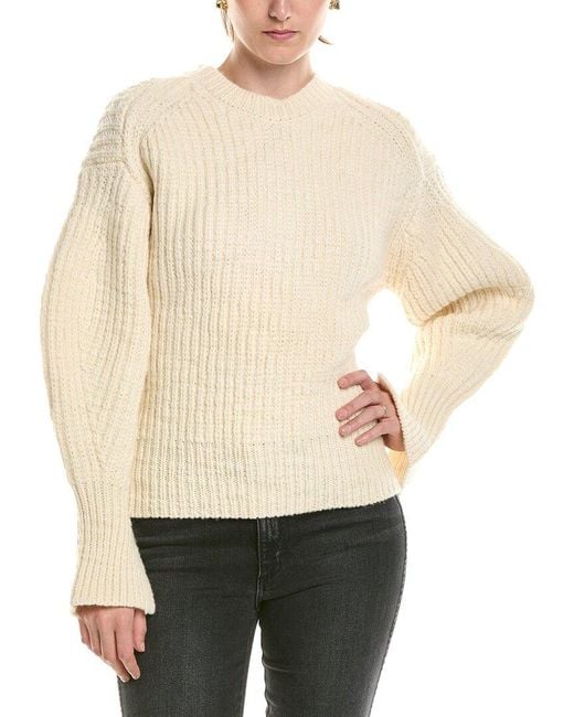 3.1 Phillip Lim Natural Wool Cropped Sweater