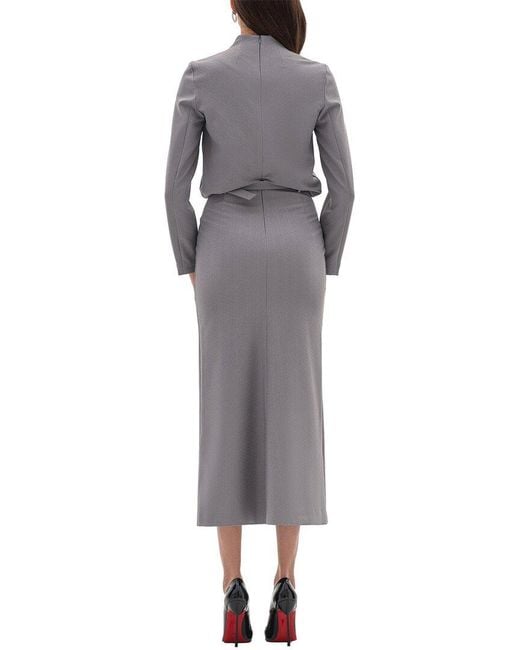 BGL Gray Midi Dress