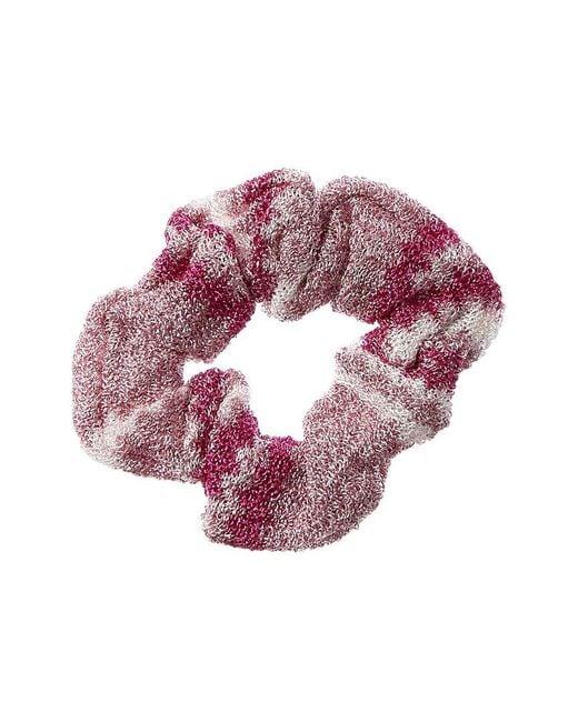 Missoni Pink Scrunchie