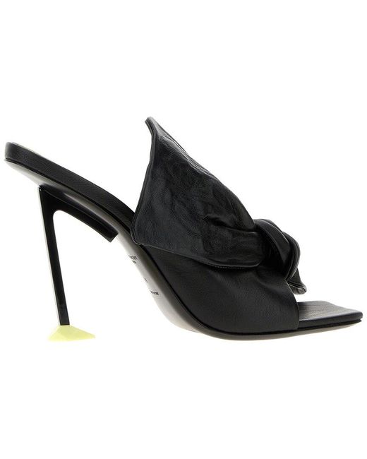 Givenchy Black Boudoir Leather Mule