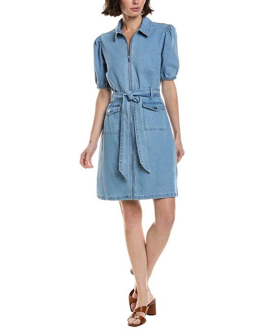 Nanette Lepore Blue Denim Shirtdress