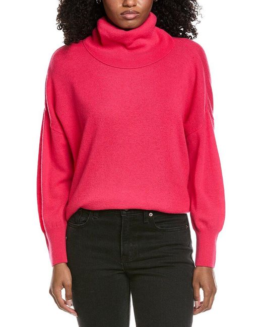 Brodie Cashmere Textured Roll Neck Wool & Cashmere-Blend Sweater