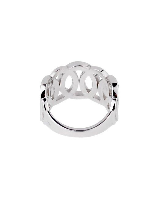 Audemars Piguet White 18K Diamond Millenary Ring (Authentic Pre-Owned)