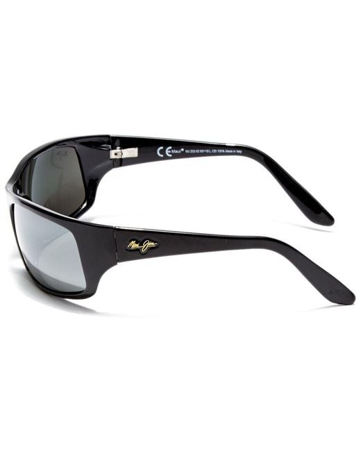 Maui Jim Black Peahi Polarized Sunglasses