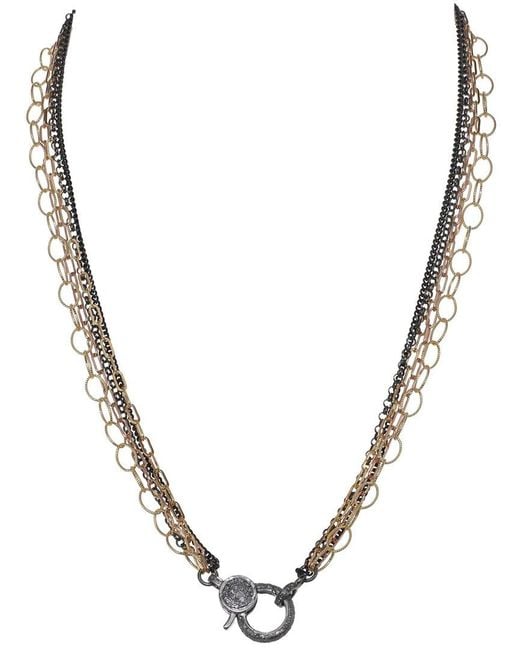 Margo Morrison Women's Metallic 18K & Rose 0.57 Ct. Tw. Diamond Necklace