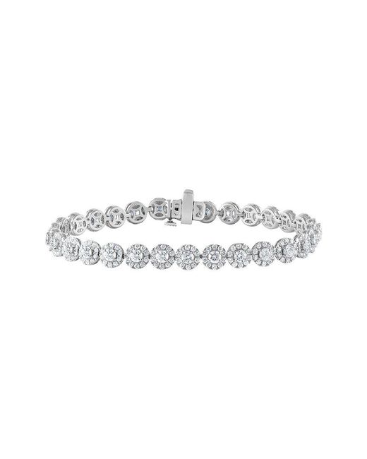 Lab Grown Diamonds White 14K 5.00 Ct. Tw. Lab-Grown Diamond Tennis Bracelet