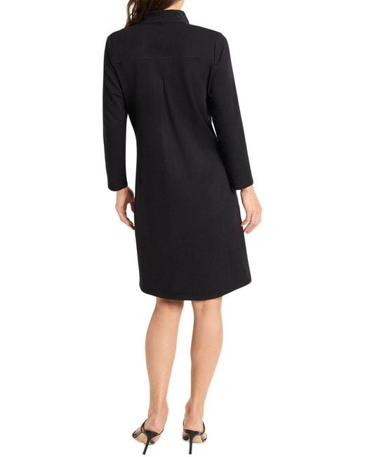 NIC+ZOE Black Petite Ruffled Up Dress