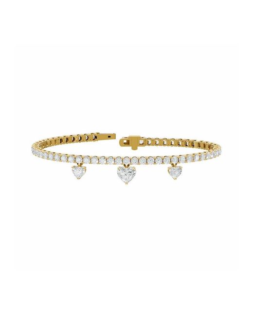 Lab Grown Diamonds White 14K 6.84 Ct. Tw. Lab-Grown Diamond Bracelet