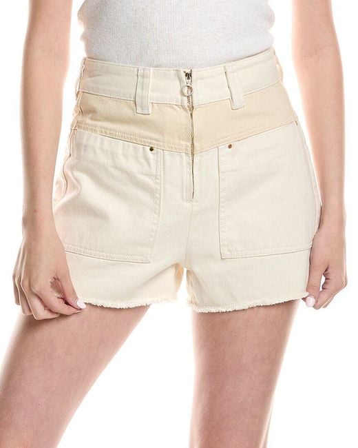 Ba&sh Natural Cdavid Short