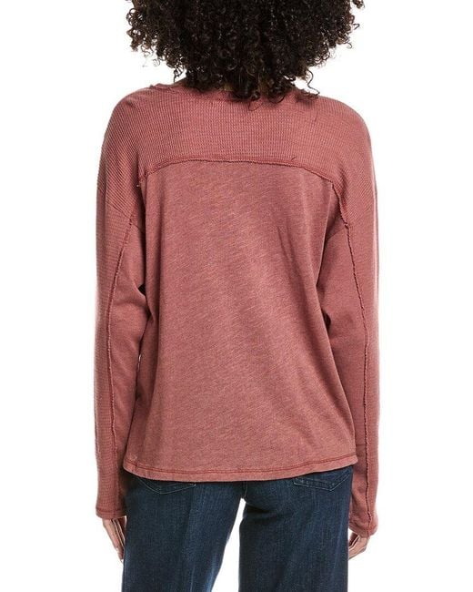 Project Social T Nena Seamed Textured Top