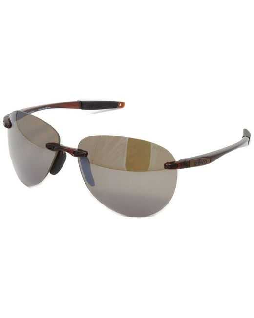 Revo Gray Re1169 62Mm Polarized Sunglasses for men