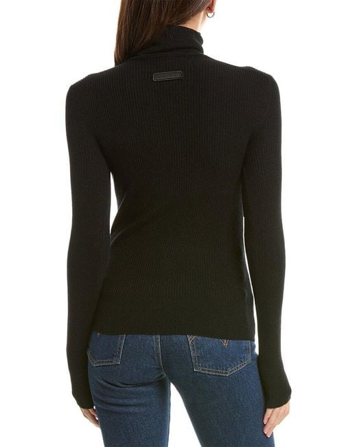 Canada Goose Wool Turtleneck Sweater in Black Lyst
