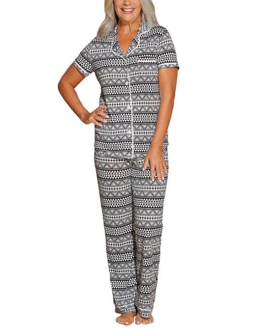Cosabella Black 2pc Bella Top & Pant Pajama Set