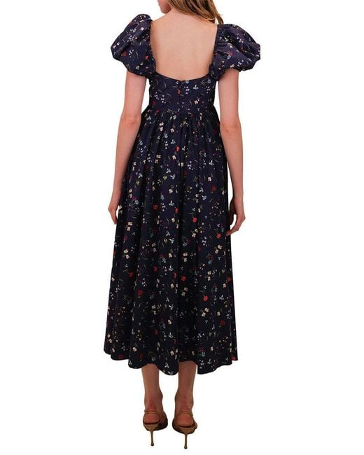 Azeeza Blue Rory Midi Dress