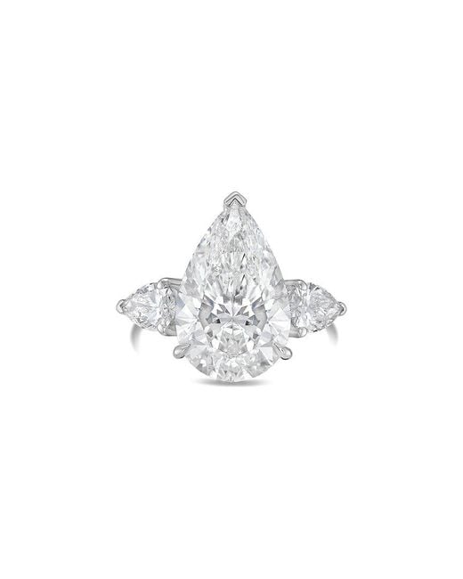 Diana M White Diana M. 14K.50 Ct. Tw. Lab-Grown Diamond Three-Stone Ring