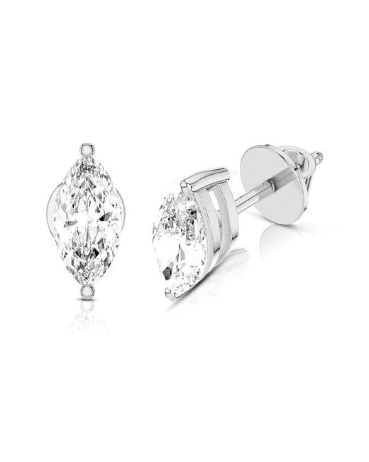 Amairah White 14K 2.00 Ct. Tw. Lab-Grown Diamond Stud Earrings