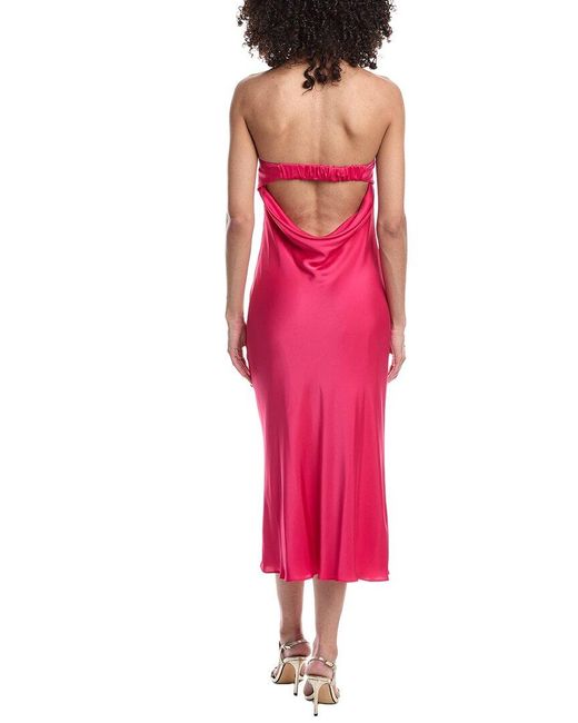 Ramy Brook Pink Shauna Midi Dress