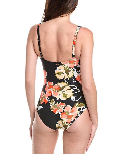 Sea Level Red Juniper Cross Front Multifit One-Piece