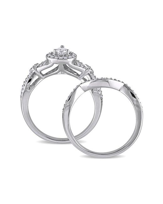Rina Limor Gray 14k 0.62 Ct. Tw. Diamond Split Shank Ring