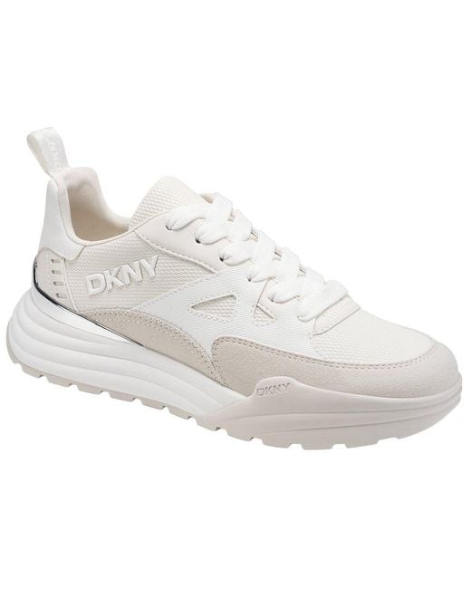 DKNY White Lace Sneaker