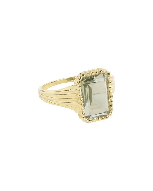 TIRAMISU Metallic 14K Plated 4.25 Ct. Tw. Amethyst Ring