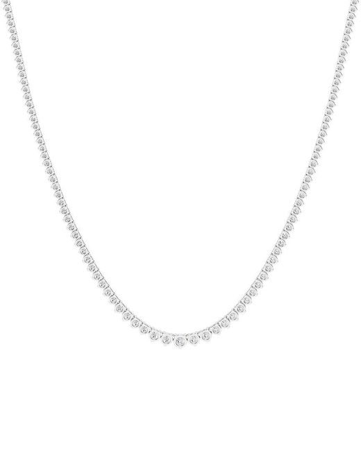 Lab Grown Diamonds White 14K 5.00 Ct. Tw. Lab-Grown Diamond Riviera Necklace