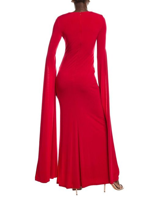 Issue New York Red Solid Gown