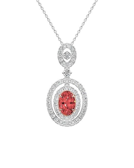 Lab Grown Diamonds White 14K 1.75 Ct. Tw. Lab-Grown Diamond Pendant