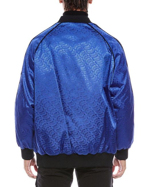Moncler Blue Seelos Reversible Bomber Jacket for men
