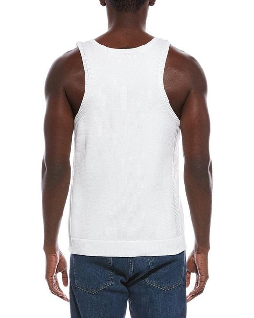 Jonathan Simkhai White Calvin Polo Shirt for men