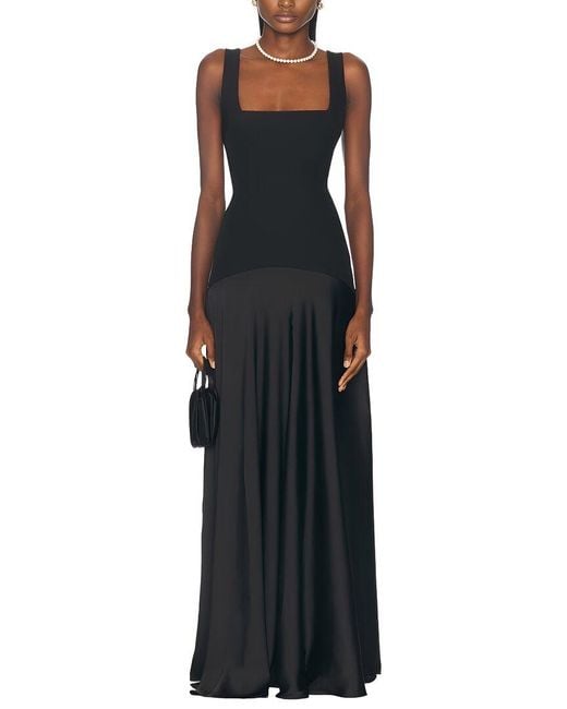 Adele Berto Black Maxi Dress