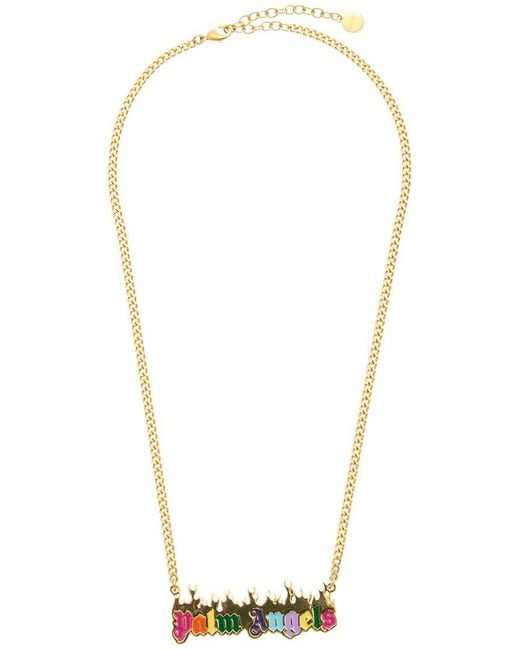 Palm Angels Metallic Necklace