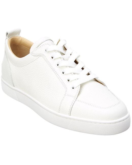 Christian Louboutin Rantulow Leather Sneaker in White for Men | Lyst