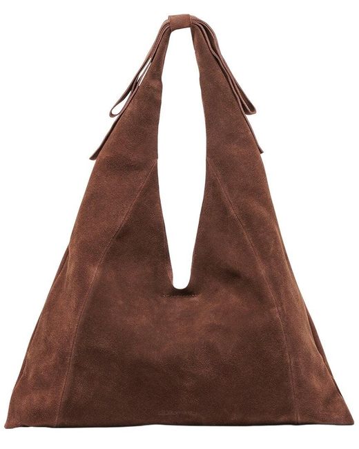 Dolce Vita Brown Marie Suede Hobo Bag