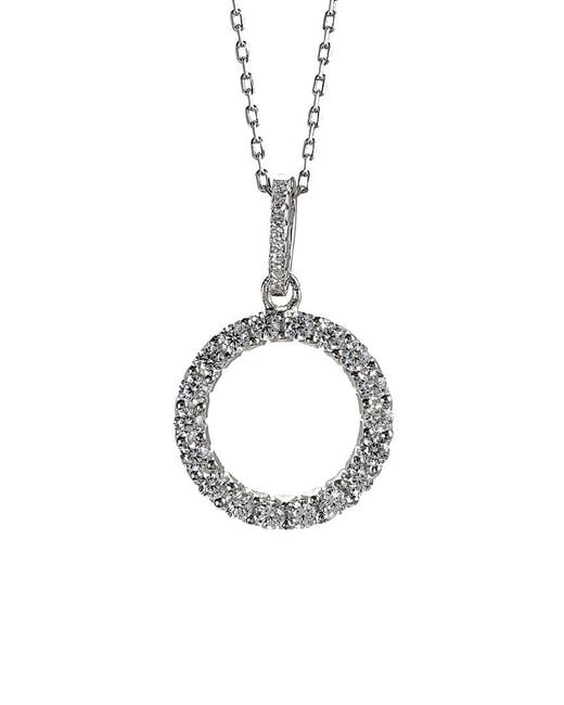 Suzy Levian CZ Jewelry Metallic Suzy Levian Cz Pendant Necklace