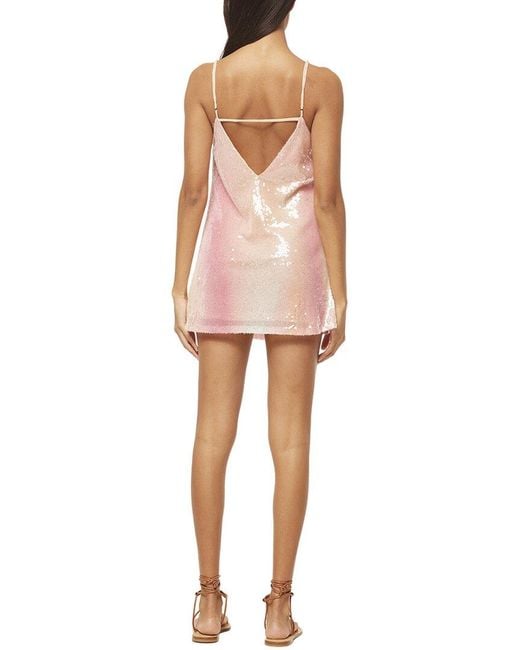 MISA Los Angles White Aline Dress