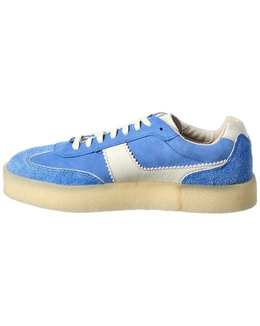 Clarks Blue Tor 80 Leather Sneaker for men