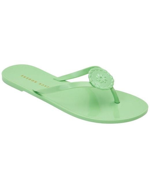Jack Rogers Green Roxy Flip Flop