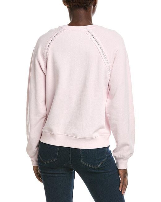 Z Supply Pink All Around Sweatshirt