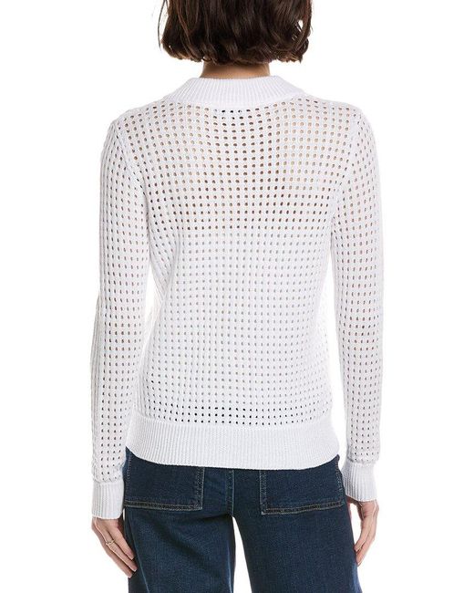 Metric Knits White Cardigan