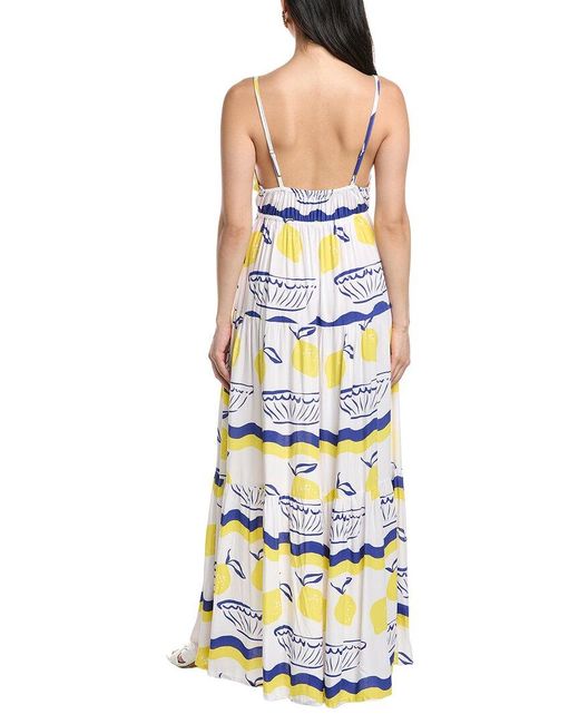 Tiare Hawaii White Waikiki Maxi Dress