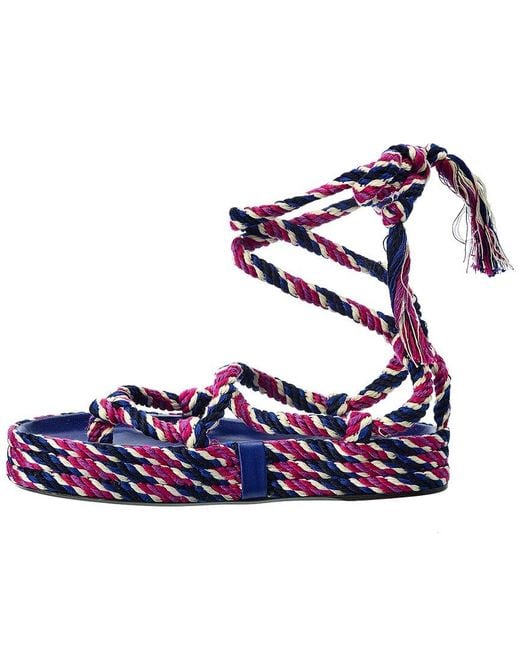 Isabel Marant Blue Erol Rope Sandal