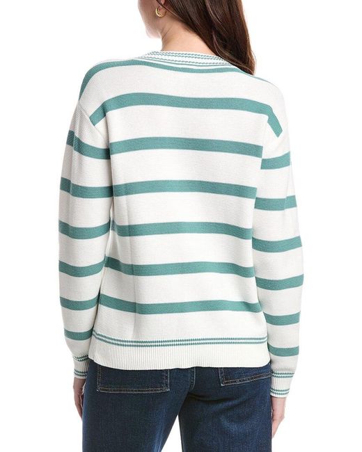 Cabi Green Arena V-Neck Pullover