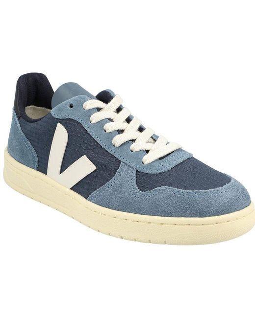 Veja V10 Ripstop Sneaker in Blue Lyst UK