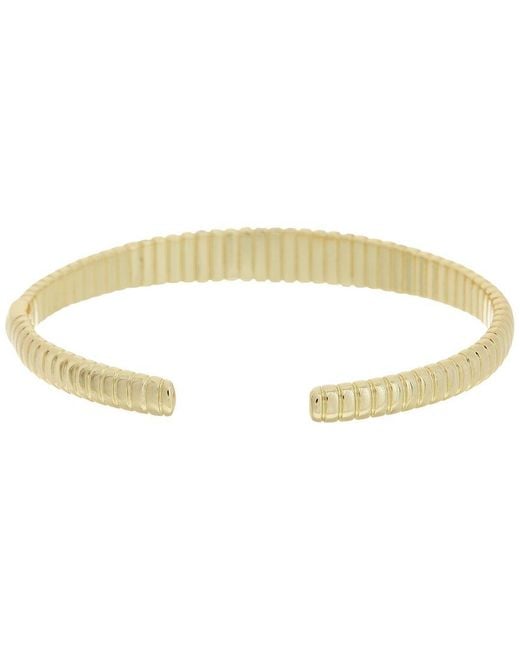 Juvell Metallic 18K Plated Cz Bangle Bracelet