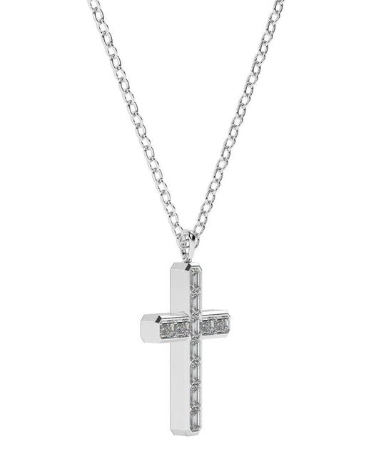 Lab Grown Diamonds Metallic 14K 2.00 Ct. Tw. Lab-Grown Diamond Necklace