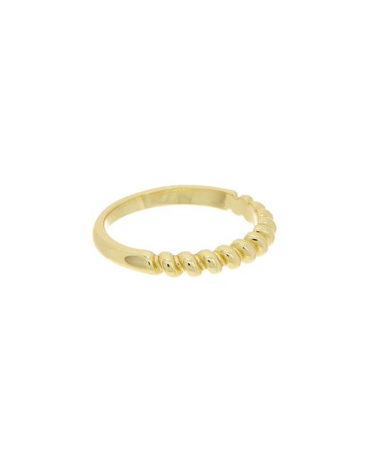Meshmerise White 18K Over Cz Ring
